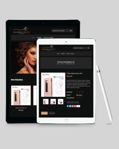 Design UI de aplicativo mobile moderno